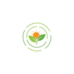 Green leaf logo