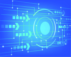 abstract technology background vector illustration
