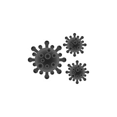 Virus corona vector illustration icon template design