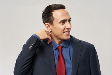 young businessman thinking