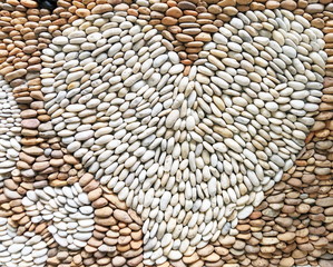 Naklejka premium Pattern of decorative stone wall background.