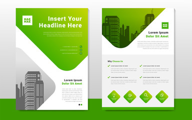 Corporate business flyer poster pamphlet brochure cover template design with blue color on a4 paper size. For marketing, business proposal, promotion, advertise, publication, cover page