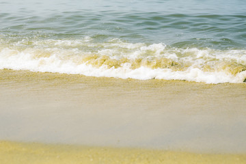 Fototapeta na wymiar Waves at the sea.