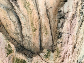 Decorative red cement wall background