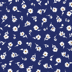 Seamless vector pattern of a beautiful flower,