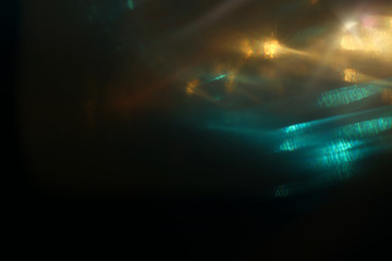 abstract image of lens flare. light leaks
