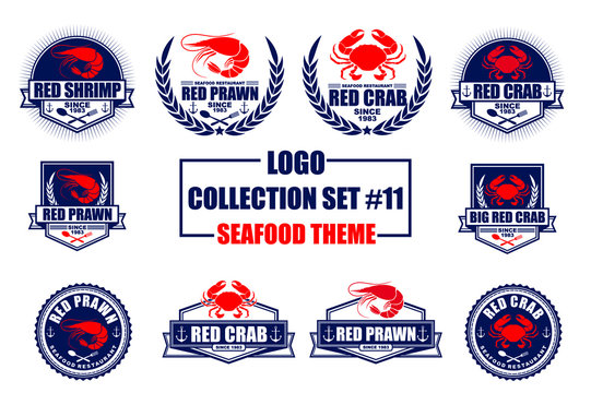 Logo Collection Set - Seafood Theme