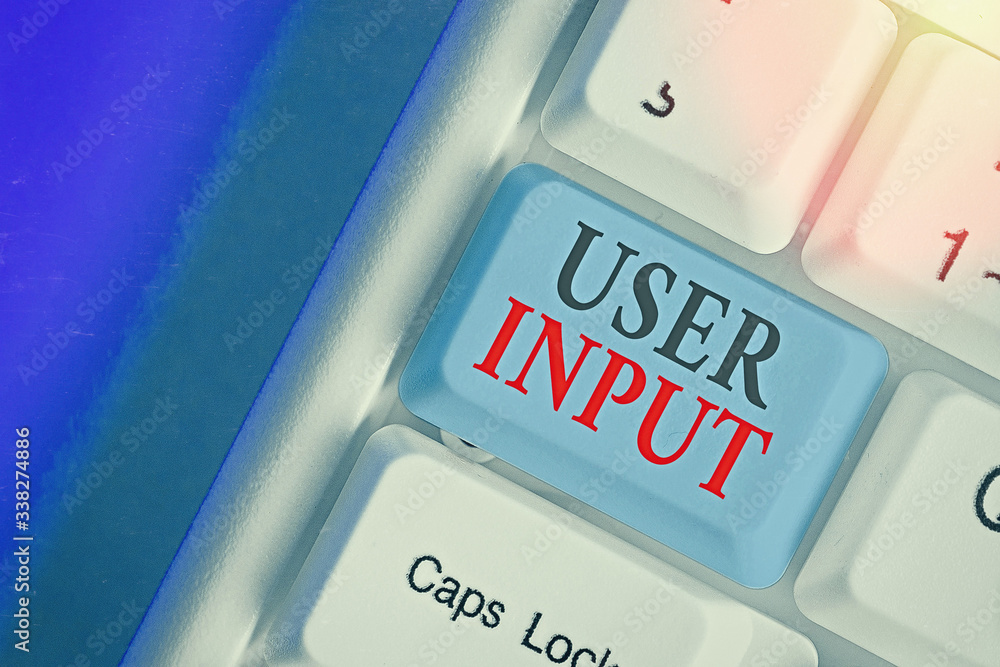 Poster text sign showing user input. business photo showcasing any information or data that is sent to a co