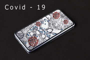 close up of a mobile phone with Zoom video app the screen