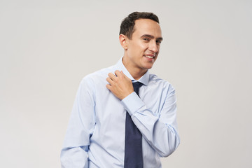 portrait of a handsome businessman