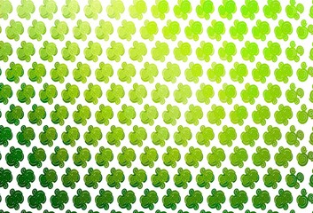 Light Green vector template with lines, ovals.