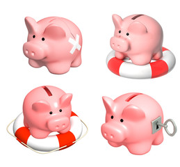 Concept - financial losses