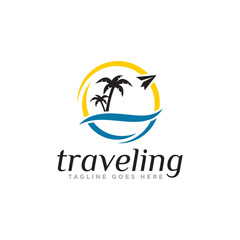 Travel Logo Icon Design Vector