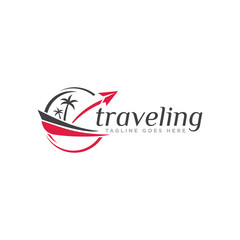 Travel Logo Icon Design Vector