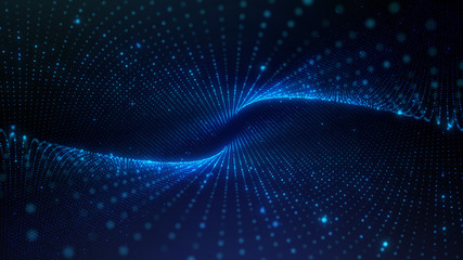 abstract beautiful technology particle grid background head up display and User Interface element