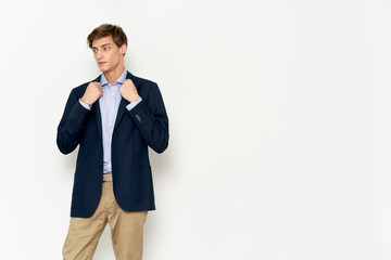 young businessman talking on the phone