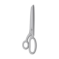Scissor vector icon.Cartoon vector icon isolated on white background scissor.