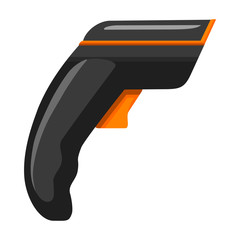 Scanner vector icon.Cartoon vector icon isolated on white background scanner.