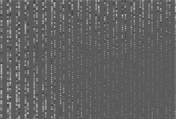 Light Silver, Gray vector background with xmas snowflakes.