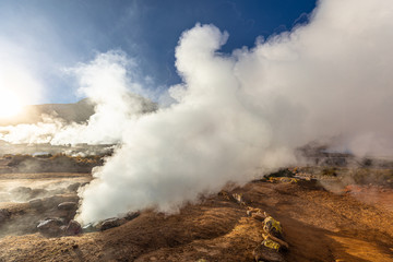 Unterwegs mit dem Auto in Chile.