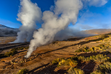 Unterwegs mit dem Auto in Chile.