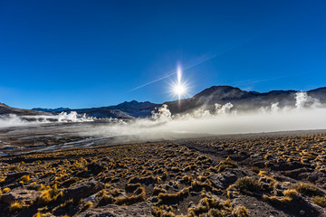 Unterwegs mit dem Auto in Chile.
