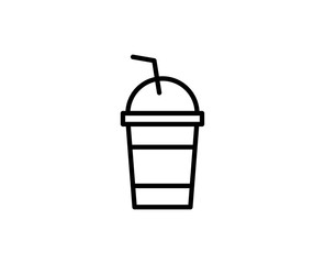 Cup line icon