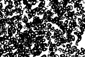 Black and white vector texture with disks.