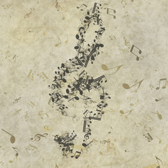 Grunge musical background.