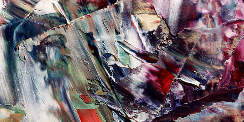 Colorful abstract background wallpaper. Modern motif visual art.  Mixtures of oil paint. Trendy...