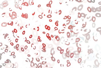 Light Red vector texture with disks.