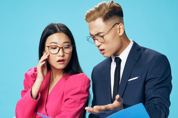 young business couple