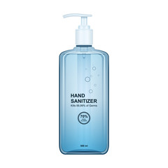 Hand sanitizer vector icon.Realistic vector icon isolated on white background hand sanitizer.