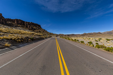 Unterwegs mit dem Auto in Chile.
