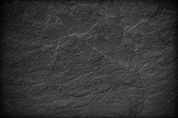 Dark grey black slate background or texture.
