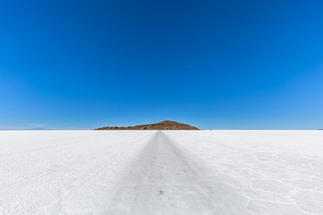 Eine Nacht auf dem Salar de Uyuni in Bolivien.