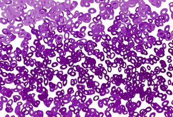 Light Purple vector pattern with spheres.