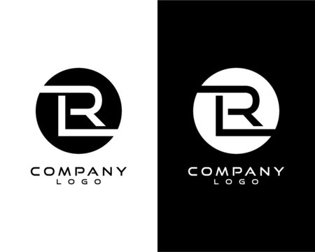 TRL, LR, RL letter, initial logo design 