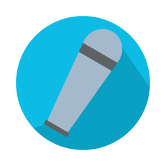 microphone icon illustration vector with color background