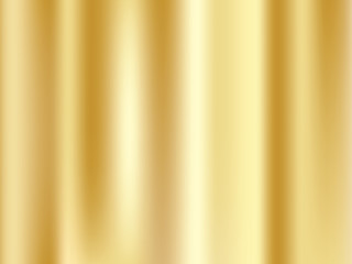 Abstract gold gredient metal color theme satin texture background. Lighting effects of flash. Blurred vector background with light glare,