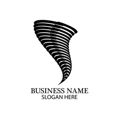 Tornado symbol vector illustration