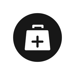 First aid kit vector icon, simple sign for web site and mobile app.