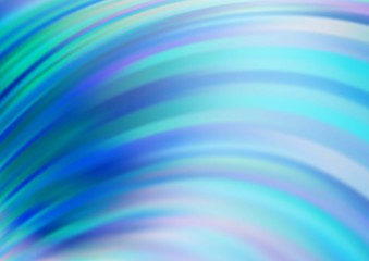 Obraz premium Light BLUE vector background with bent ribbons. Colorful abstract illustration with gradient lines. Brand new design for your ads, poster, banner.