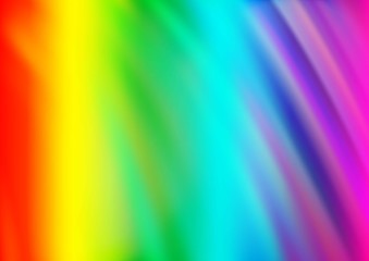 Light Multicolor, Rainbow vector background with curved circles. Colorful abstract illustration with gradient lines. A new texture for your  ad, booklets, leaflets.