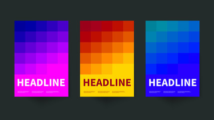 Fototapeta premium Set of posters