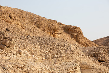 Fototapeta na wymiar Hills in the Valley of the Kings, Luxor