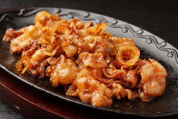 豚バラのスタミナ焼肉