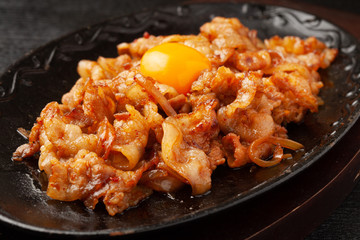 豚バラのスタミナ焼肉