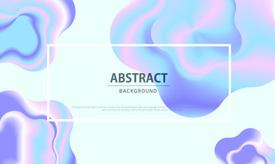 Abstract hologram fluid design element.