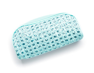 Pencil bag on white background